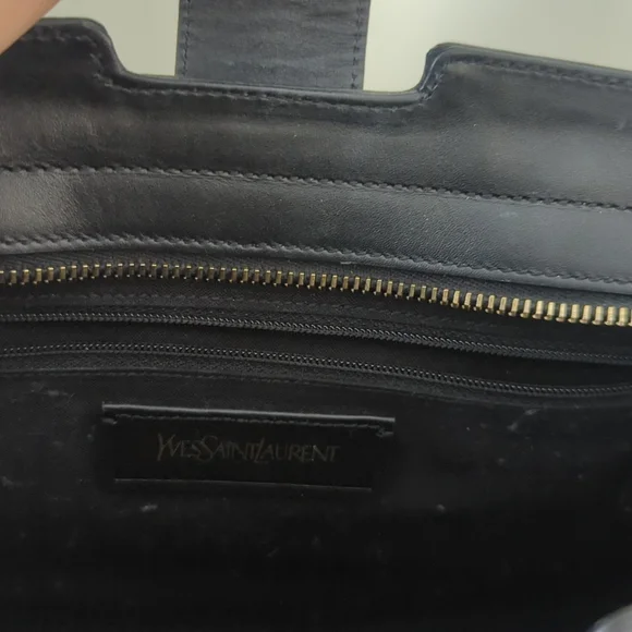 Authentic Saint Laurent ysl black shoulder and top handle bag - Picture 4 of 12